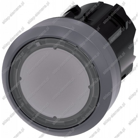 PUSHBUTTON, 22MM, ROUND, PLASTIC WITH METAL FRONT 