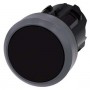 PUSHBUTTON, 22MM, ROUND, PLASTIC WITH METAL FRONT 