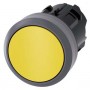 PUSHBUTTON, 22MM, ROUND, PLASTIC WITH METAL FRONT 