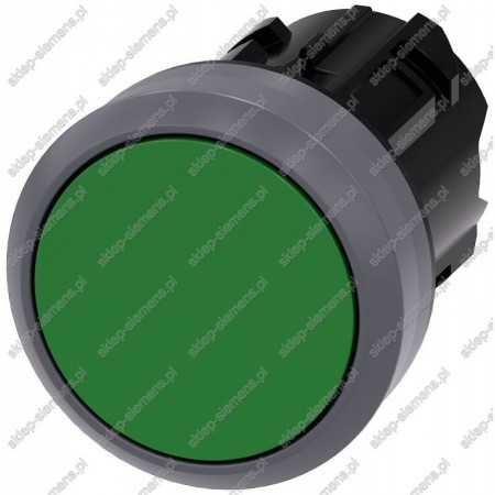 PUSHBUTTON, 22MM, ROUND, PLASTIC WITH METAL FRONT 